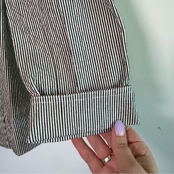 Akris Punto black and white striped lightweight blazer size 8 - Picture 4 of 8